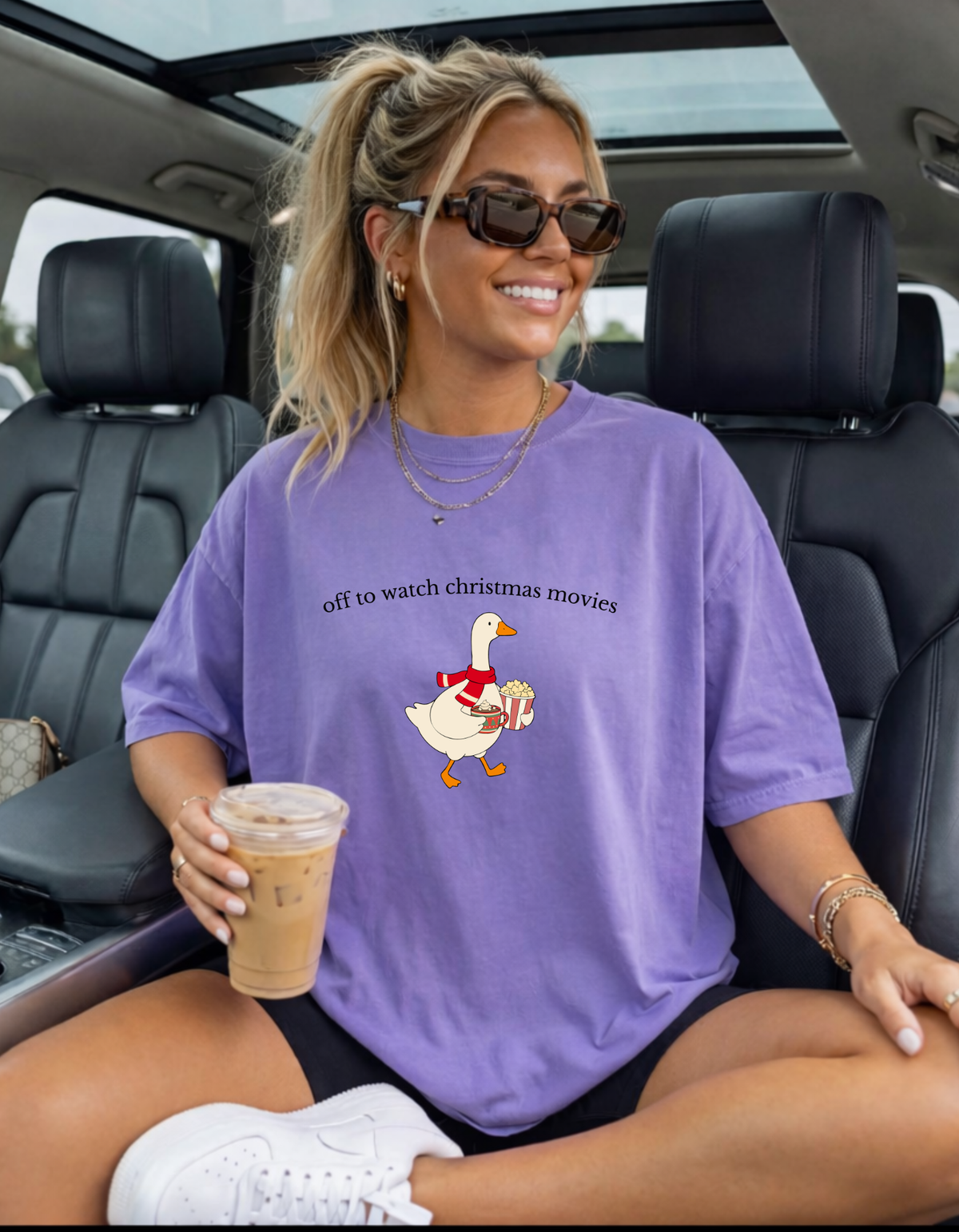 Christmas Movies Goose Graphic Tee