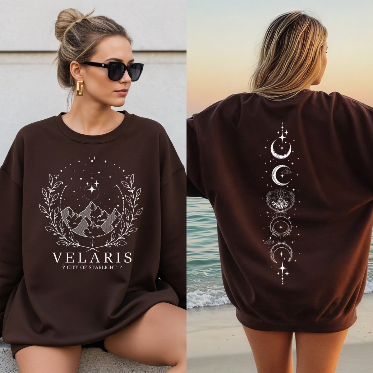 Velaris City of Starlight Crewneck Sweater