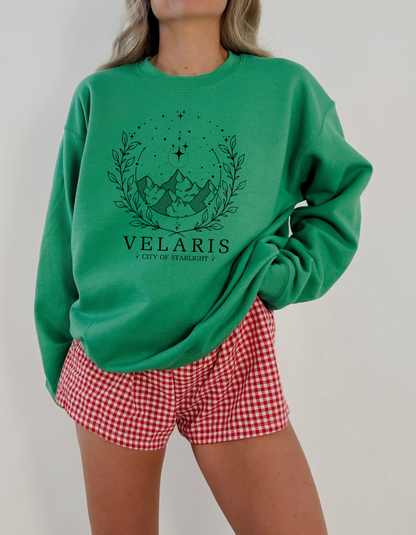 Velaris City of Starlight Crewneck Sweater