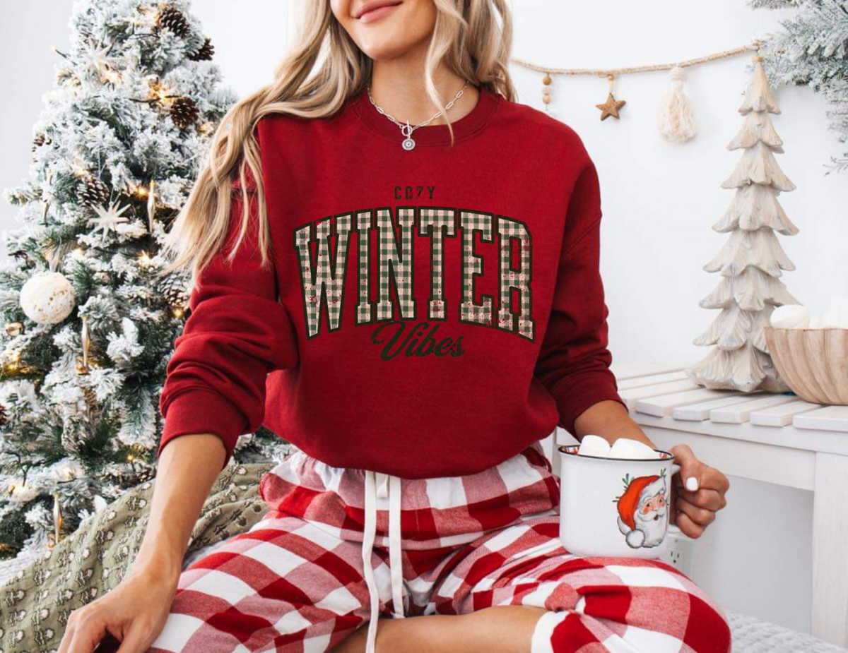 Cozy Winter Vibes Crewneck Sweater