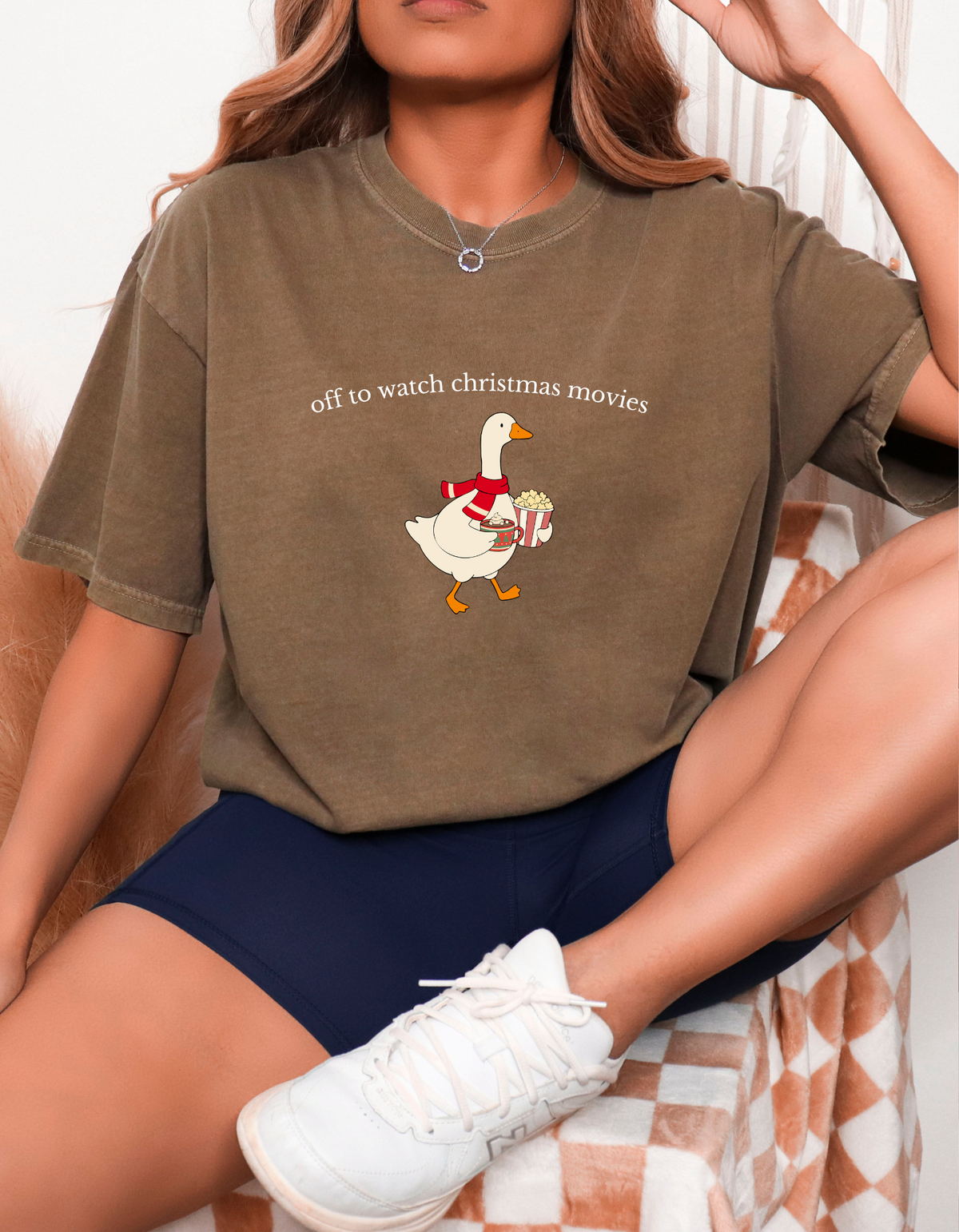 Christmas Movies Goose Graphic Tee