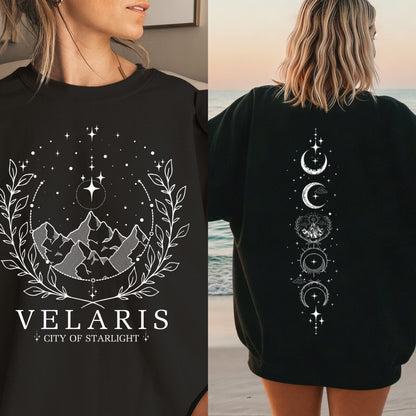 Velaris City of Starlight Crewneck Sweater