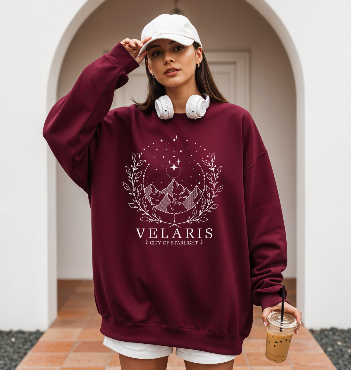 Velaris City of Starlight Crewneck Sweater
