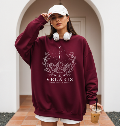 Velaris City of Starlight Crewneck Sweater