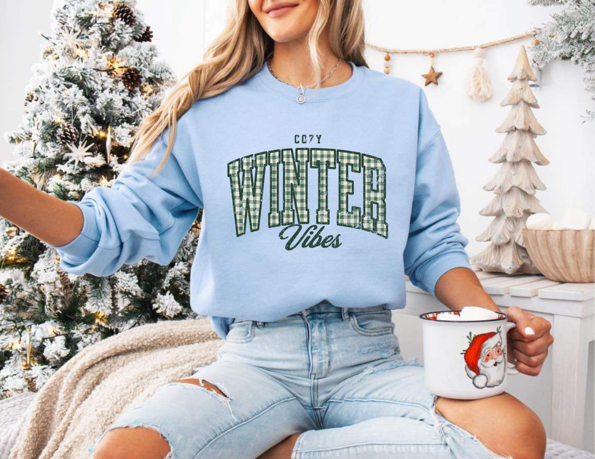Cozy Winter Vibes Crewneck Sweater