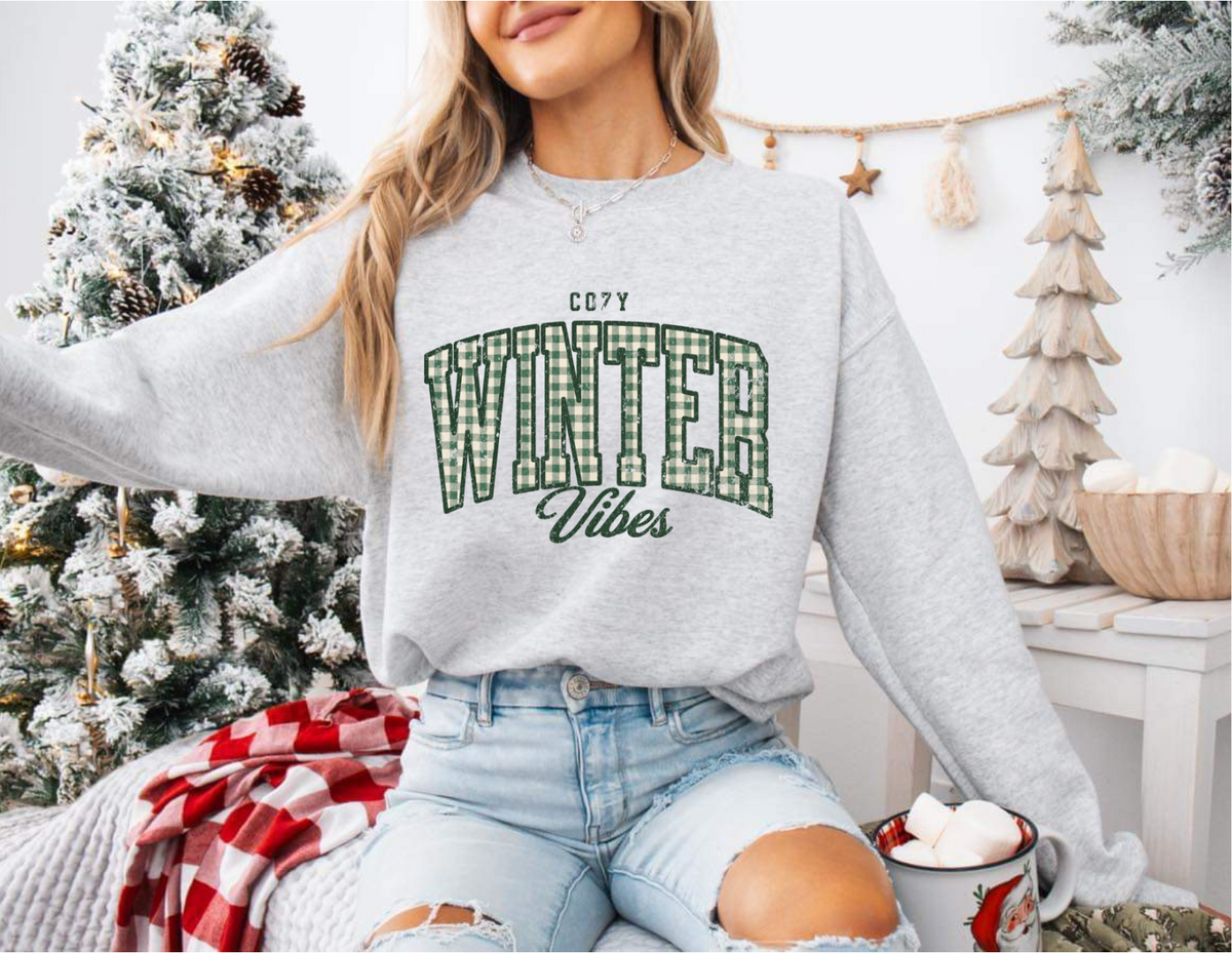 Cozy Winter Vibes Crewneck Sweater
