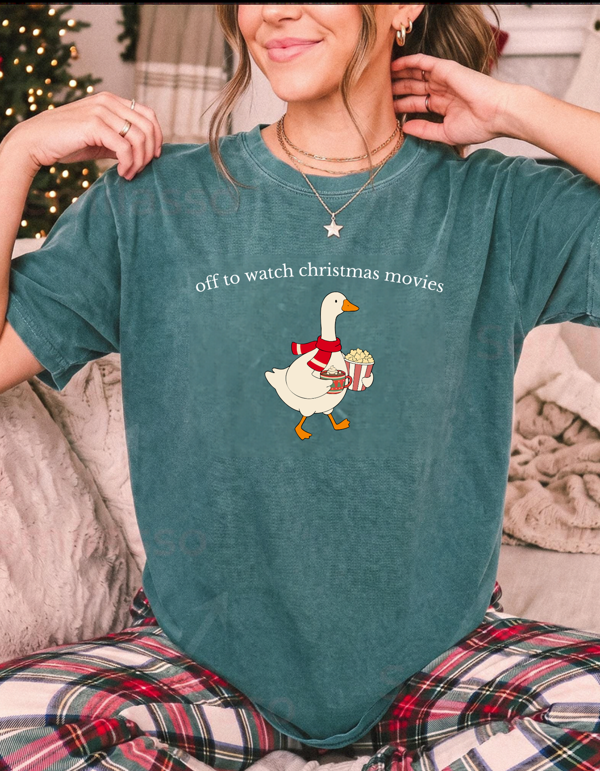 Christmas Movies Goose Graphic Tee