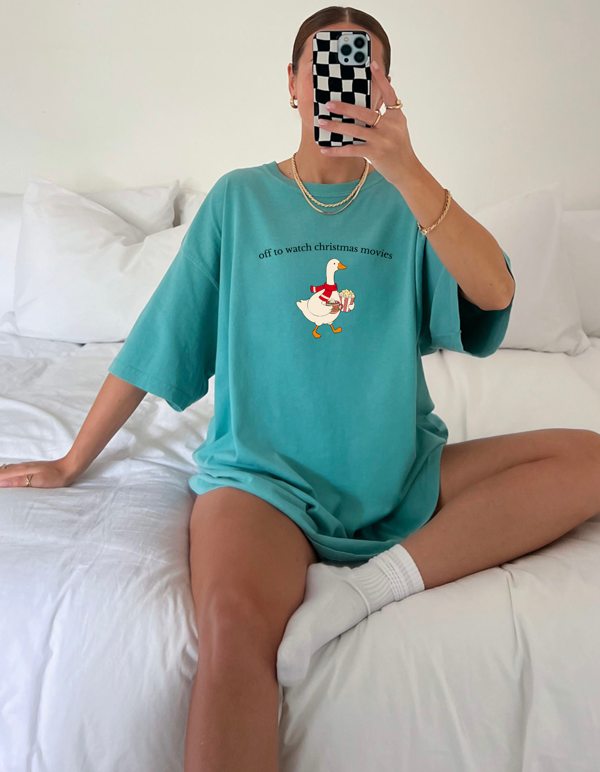 Christmas Movies Goose Graphic Tee