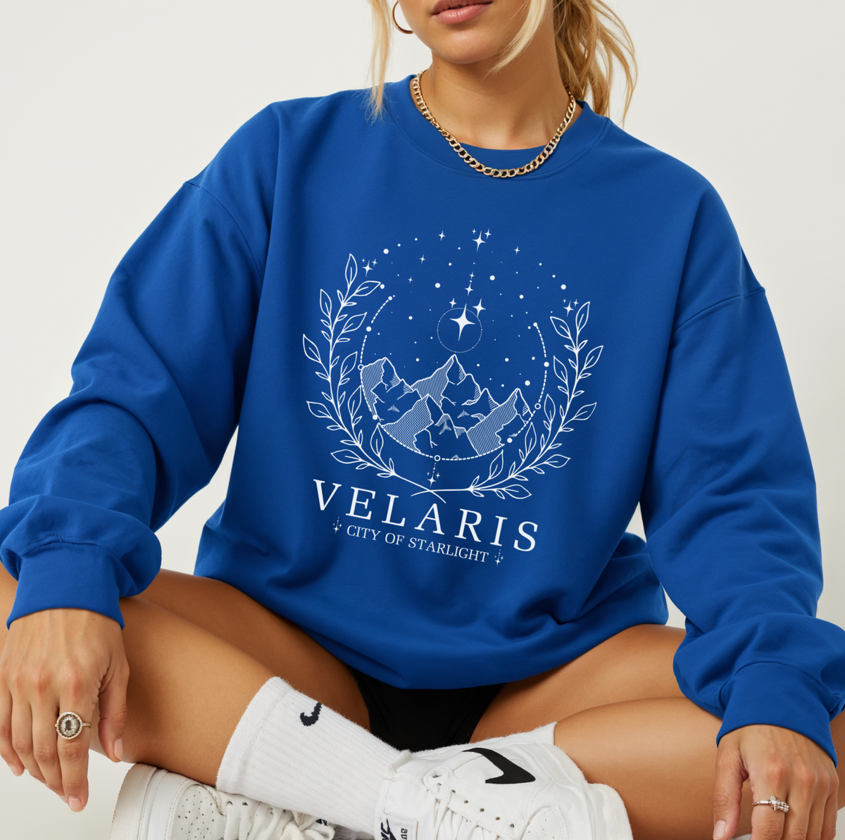 Velaris City of Starlight Crewneck Sweater