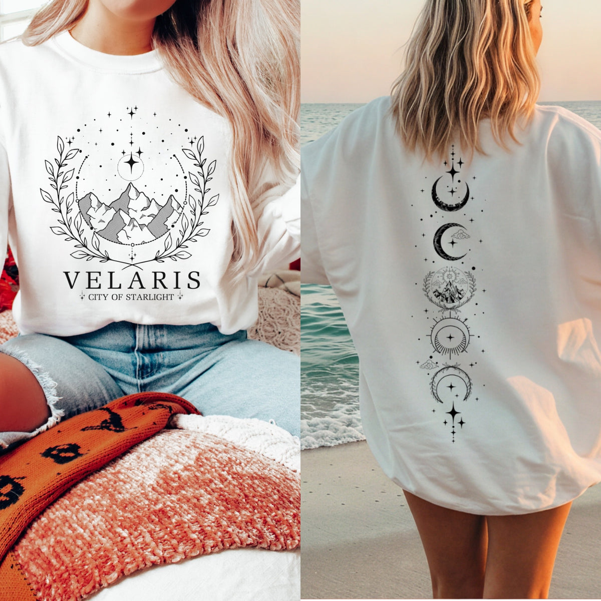 Velaris City of Starlight Crewneck Sweater