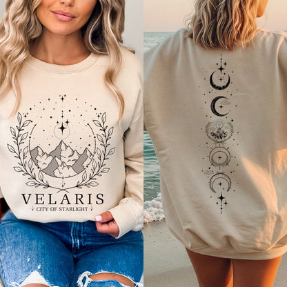 Velaris City of Starlight Crewneck Sweater