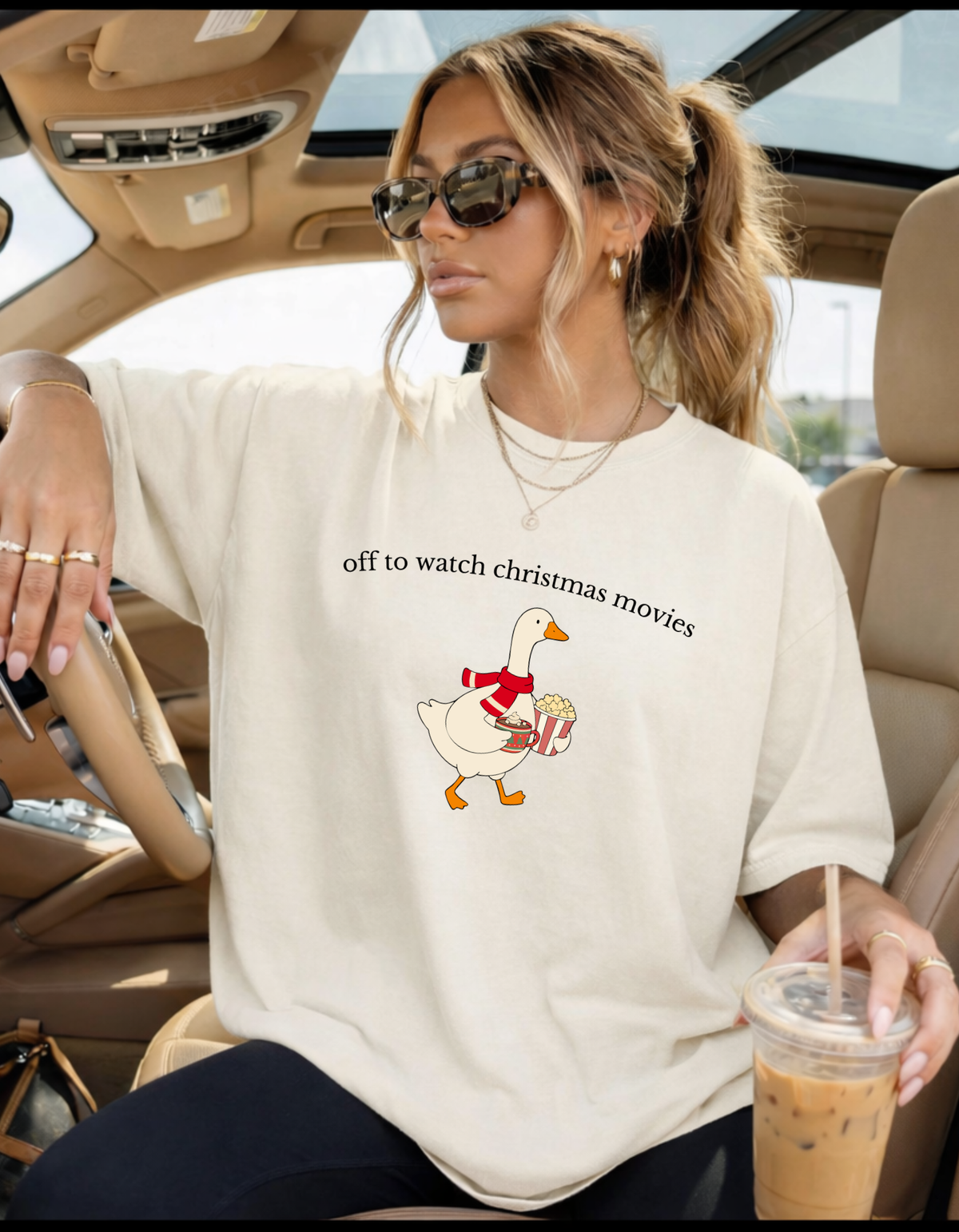 Christmas Movies Goose Graphic Tee
