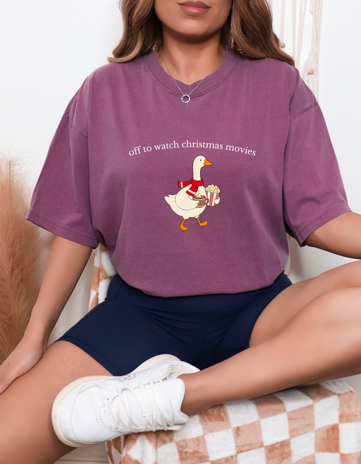 Christmas Movies Goose Graphic Tee