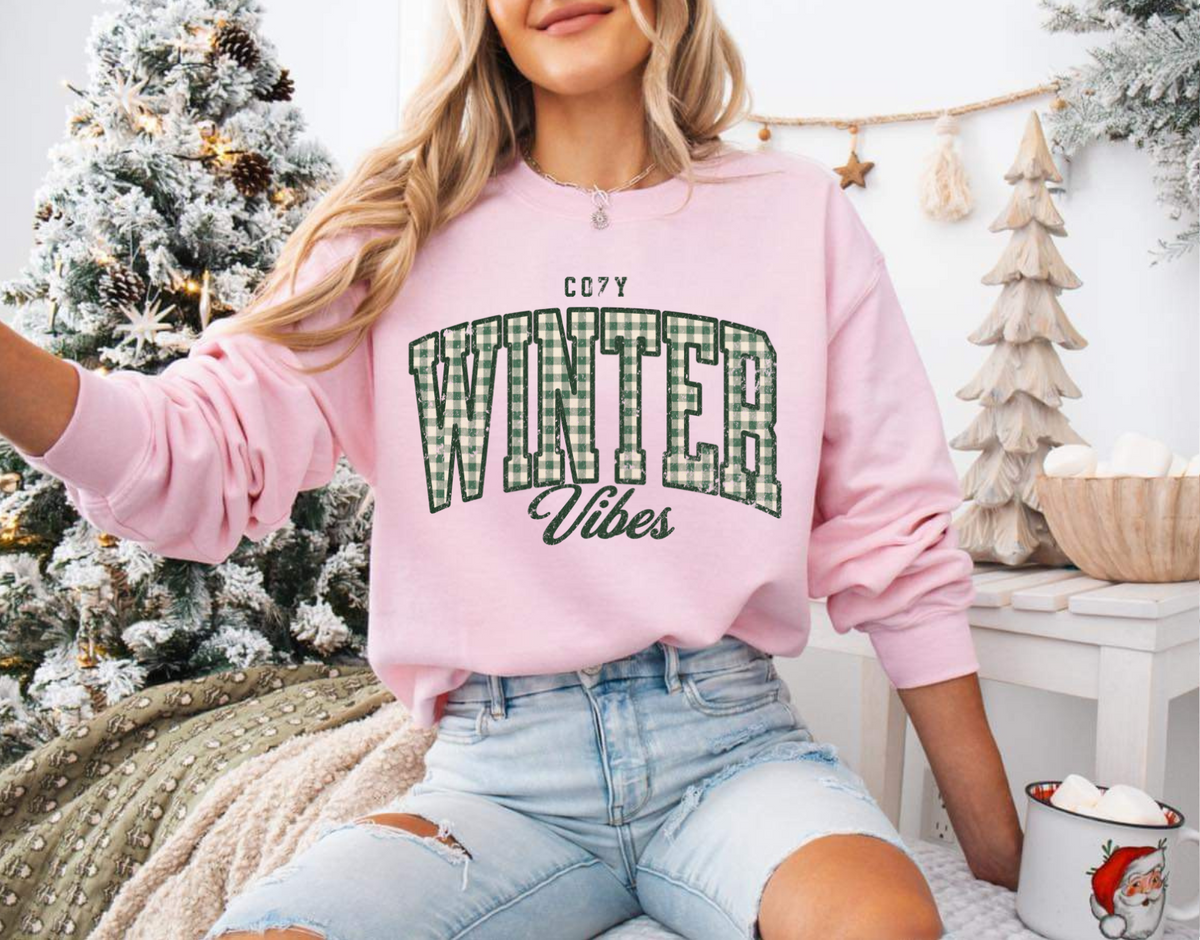 Cozy Winter Vibes Crewneck Sweater
