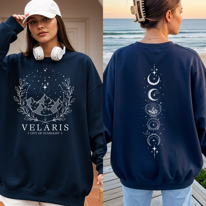 Velaris City of Starlight Crewneck Sweater
