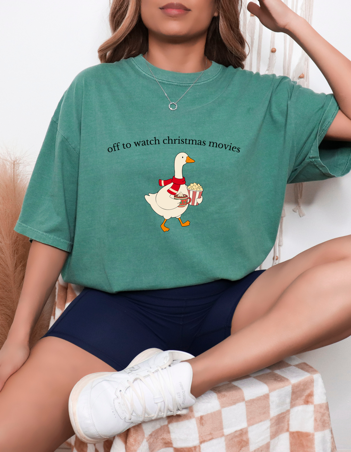 Christmas Movies Goose Graphic Tee