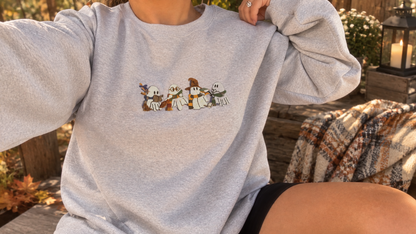 Wizard Ghosts Embroidered Crewneck Sweater