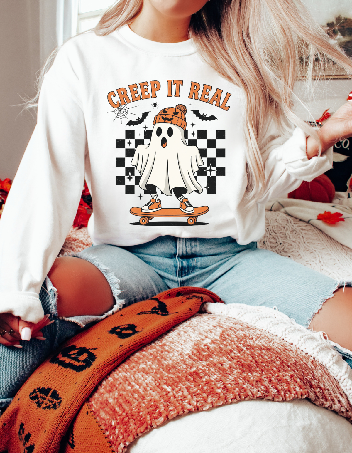 Creep it real Crewneck Sweater