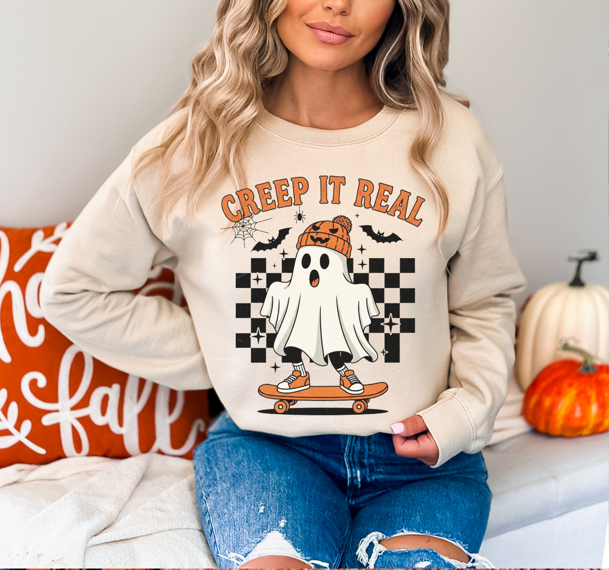 Creep it real Crewneck Sweater