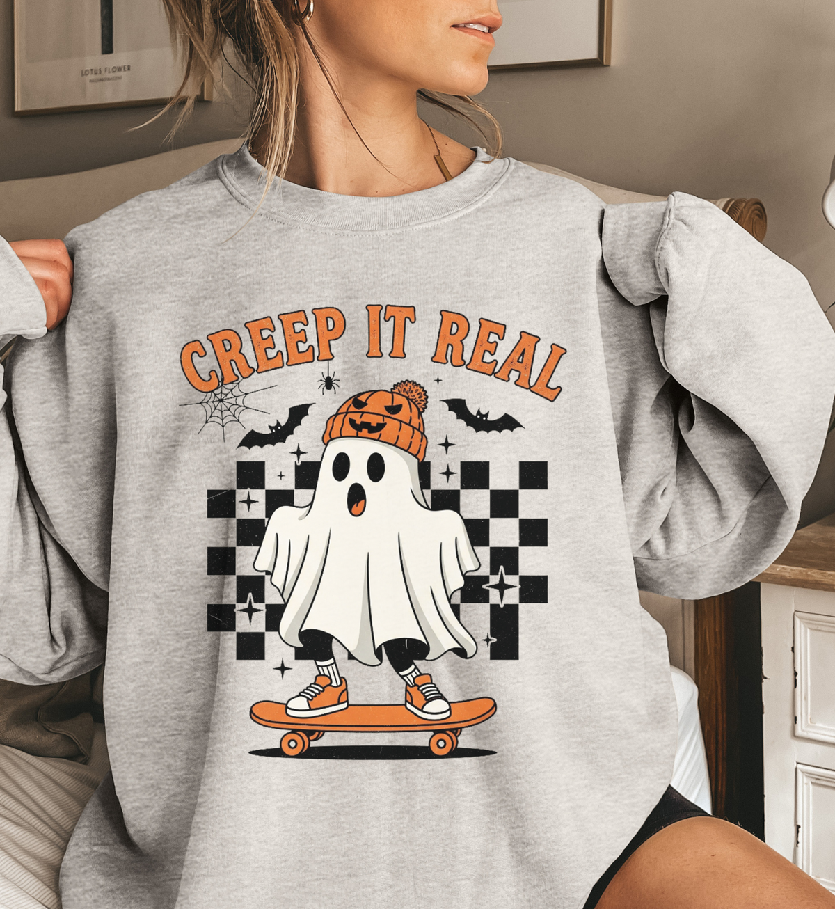 Creep it real Crewneck Sweater