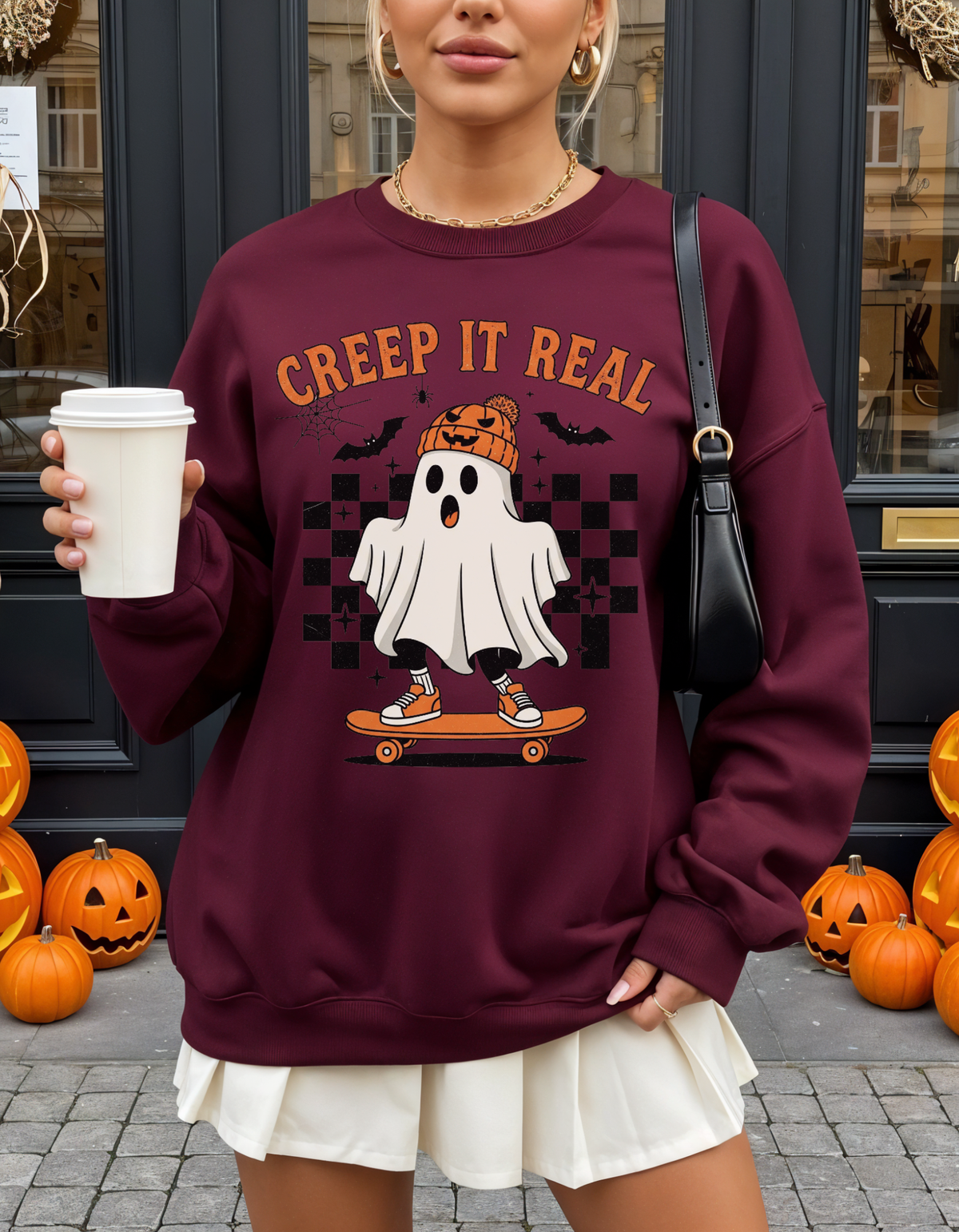 Creep it real Crewneck Sweater
