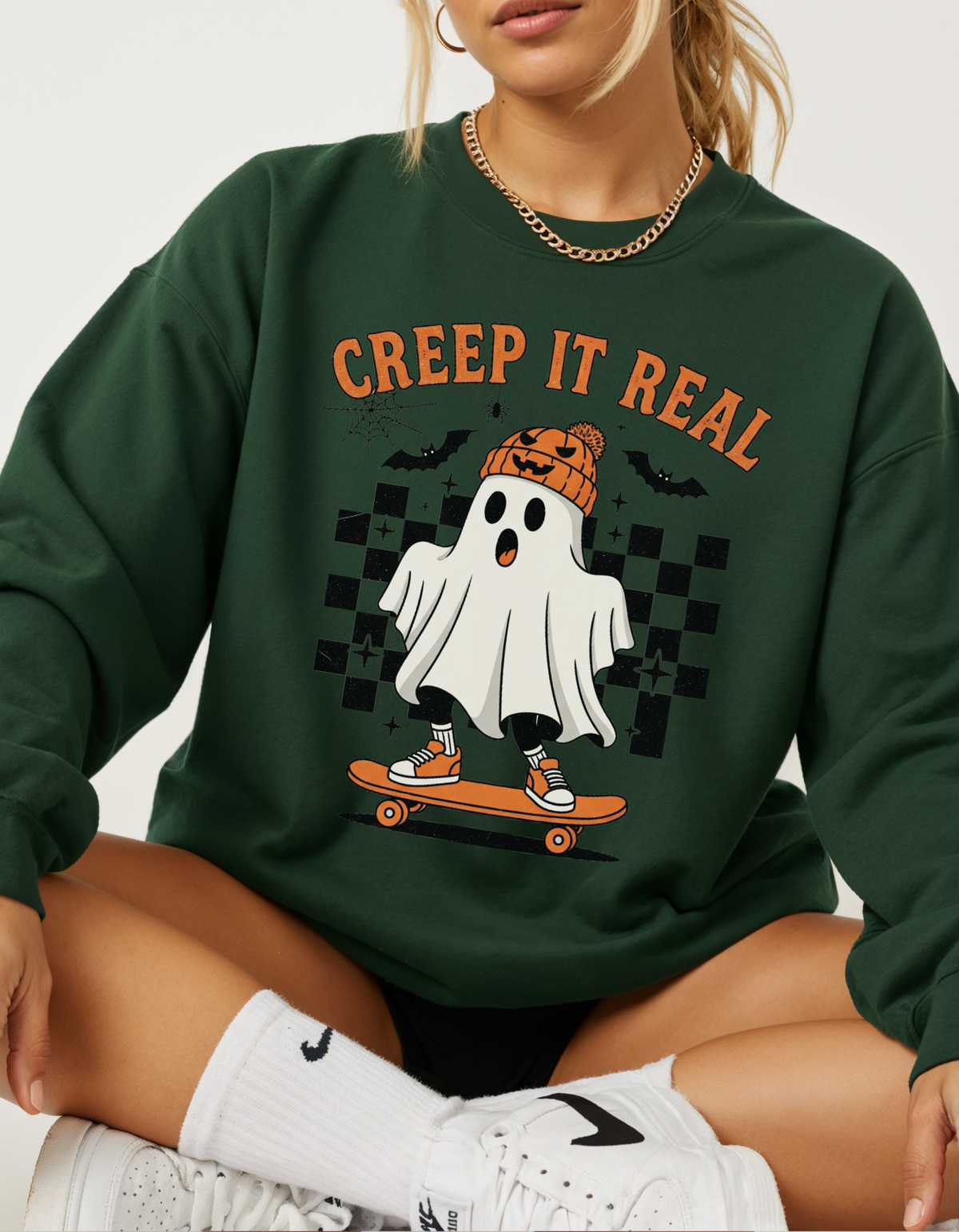 Creep it real Crewneck Sweater