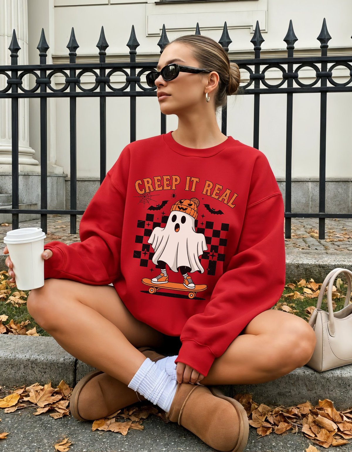 Creep it real Crewneck Sweater